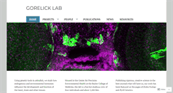 Desktop Screenshot of gorelicklab.org